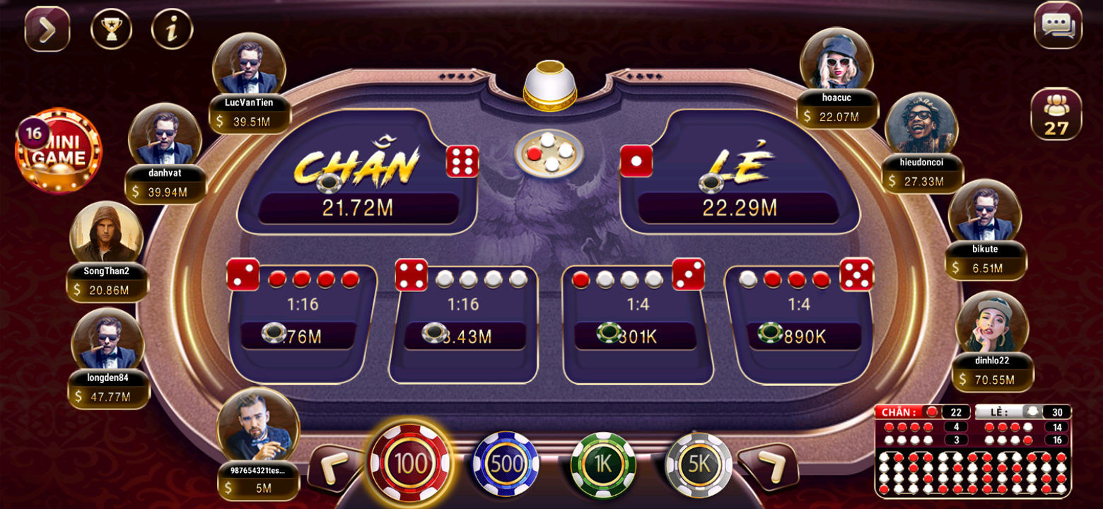 Màn hình casino trực tuyến 8kbetbb